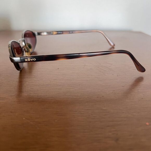 Revo RE 1130 Polarized Sunglasses FRAME ONLY Men Italy Oval 49mm 001/62 Tortoise - Picture 2 of 7